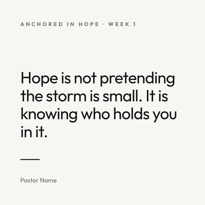 A sample quote post design with quiet type